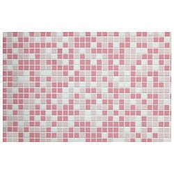 Панель ПВХ Мозаика 955*480мм розовая